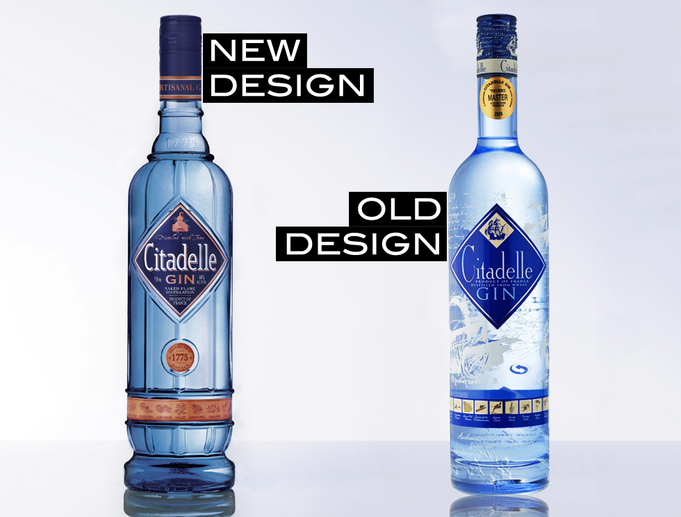 New design for Citadelle Gin