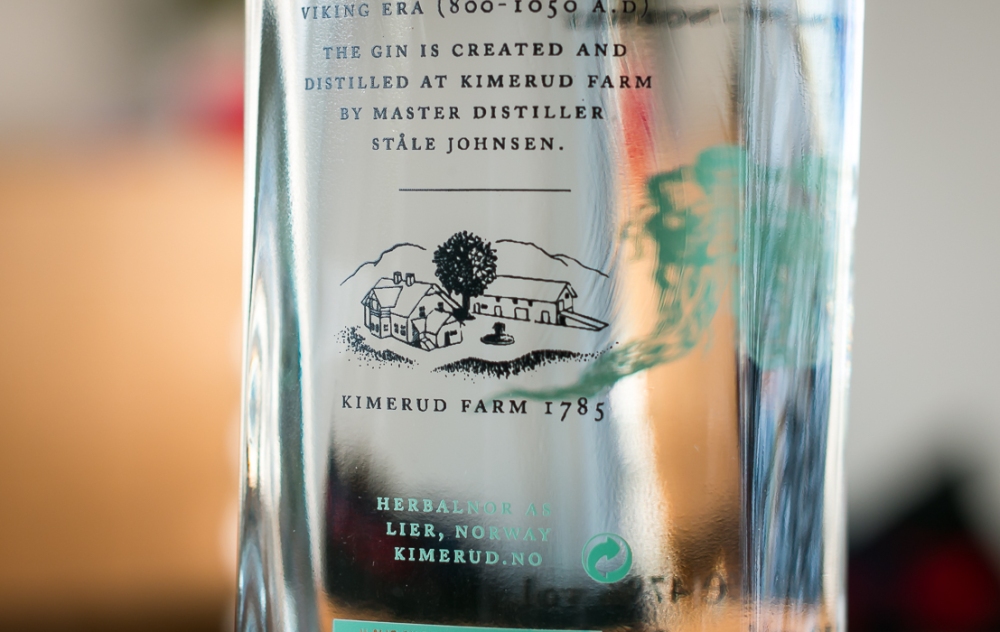 Kimerud Distilled Gin. Photo by Michael Sperling.