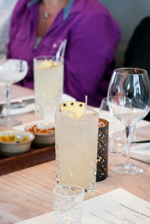 Gin Master Class på restaurant Verandah. Photo by Michael Sperling.
